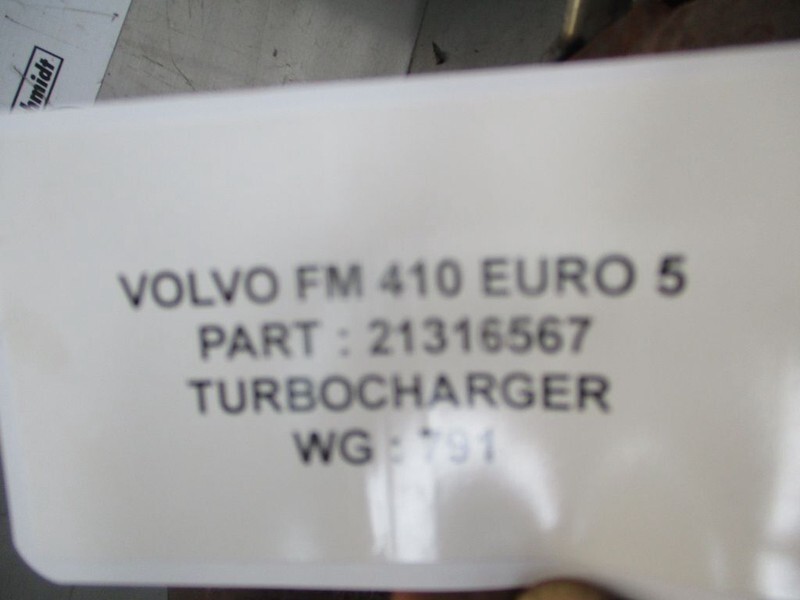 Turbo for Truck Volvo FM410 21316567 TURBO EURO 5: picture 4