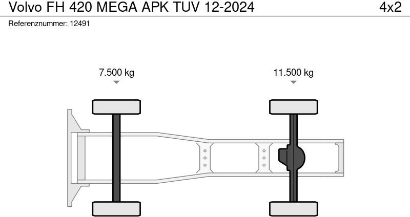 Leasing of Volvo FH 420 MEGA APK TUV 12-2024 Volvo FH 420 MEGA APK TUV 12-2024: picture 19