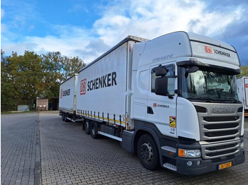 Curtainsider truck SCANIA