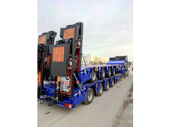 New Low loader semi-trailer for transportation of cement SINAN TANKER TRAILER Lowbed 4 axle: picture 5