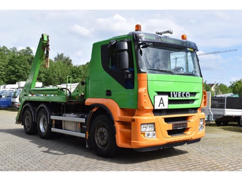 Skip loader truck IVECO Stralis 420