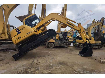 Crawler excavator Used komatsu Pc60-7 Crawler Excavator 6 Ton Excavator In Shanghai China For Sale PC 60 60-7 PC60 PC78 excavator: picture 2