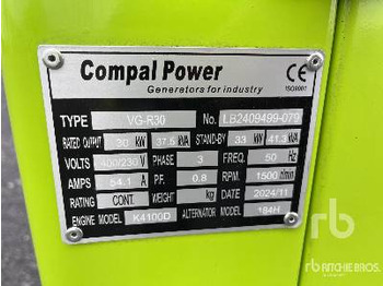 New Generator set COMPAL VG-R30 30kW (Unused): picture 5