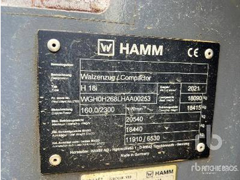 Compactor HAMM H18I Compacteur Monocylindre: picture 5