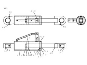 Hydraulic cylinder CASE