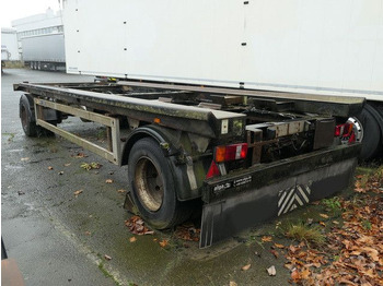 Roll-off/ Skip trailer Hüffermann HAR 18.70, Container, Blattfederung, Außenroller: picture 3