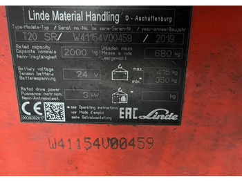 Pallet truck LINDE T20