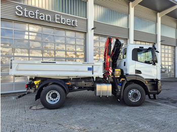 New Tipper, Crane truck Iveco X-Way AD200X34 4x2 Kipper Kran Fassi F120 Funk: picture 5