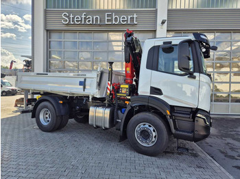 New Tipper, Crane truck Iveco X-Way AD200X34 4x2 Kipper Kran Fassi F120 Funk: picture 3