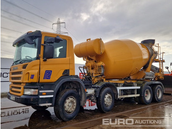 Concrete mixer truck SCANIA P