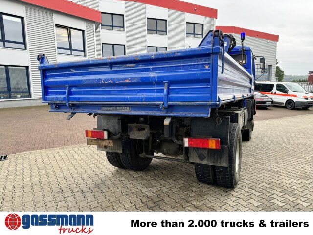 Tipper, Crane truck MAN 17.232 FAK 4x4 BB, EX-THW, Kran Atlas AK 60.1: picture 11