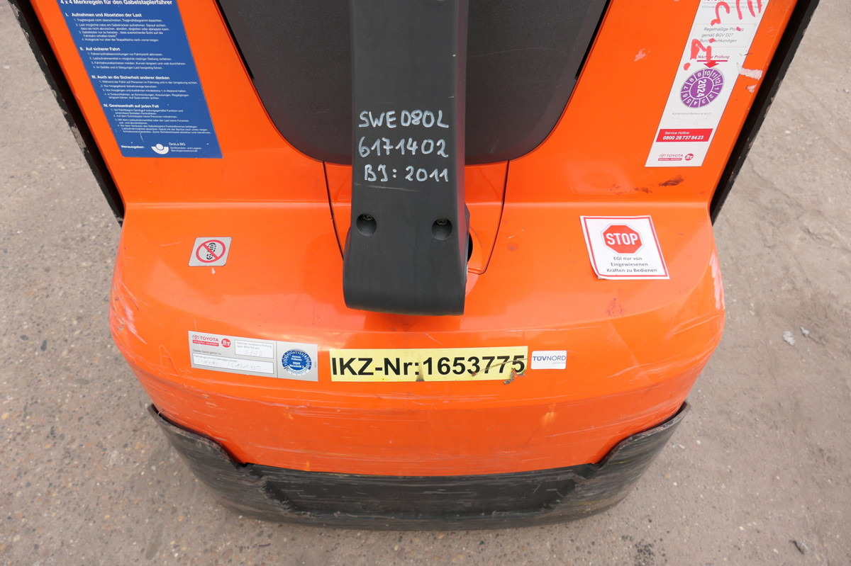 Pallet truck BT SWE 080L: picture 8