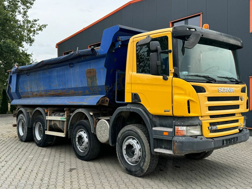 Tipper Scania P 380 8x4 Euro 4 Muldenkipper: picture 1