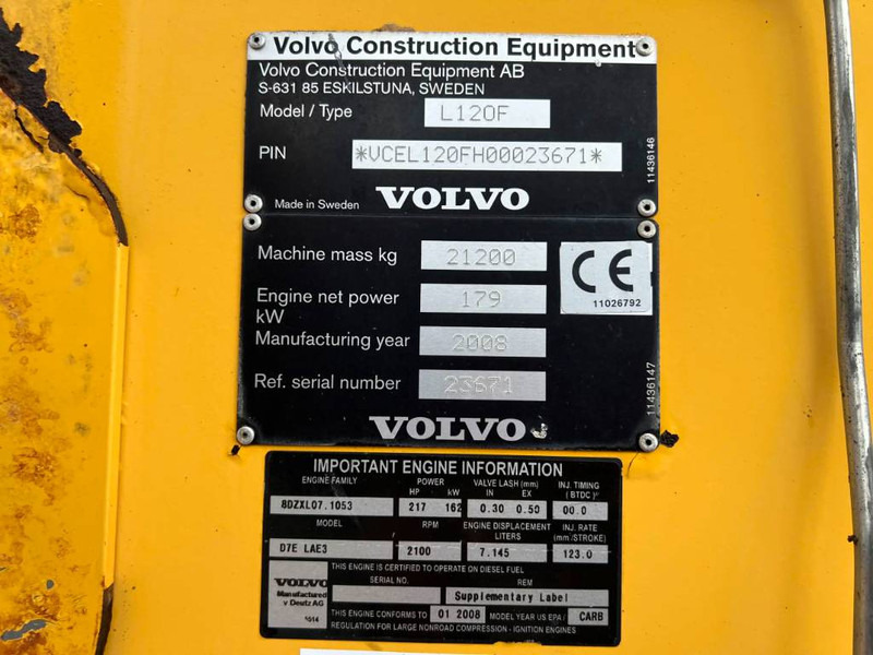 Wheel loader Volvo L120F: picture 7