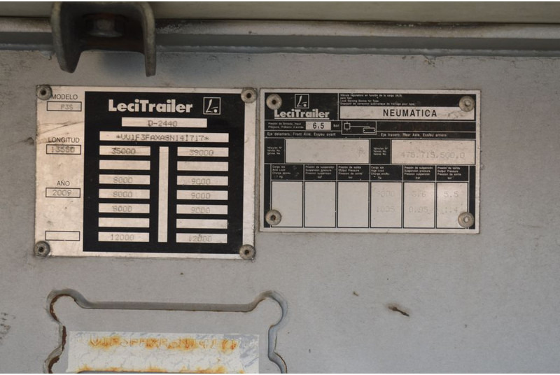 Refrigerator semi-trailer Lecitrailer * F3S * CARRIER MAXIMA *: picture 8