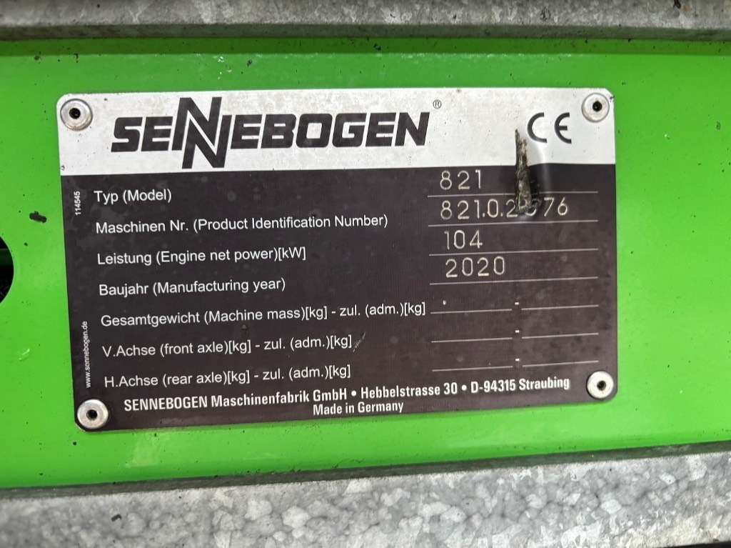 Waste/ Industry handler Sennebogen 821 E: picture 41