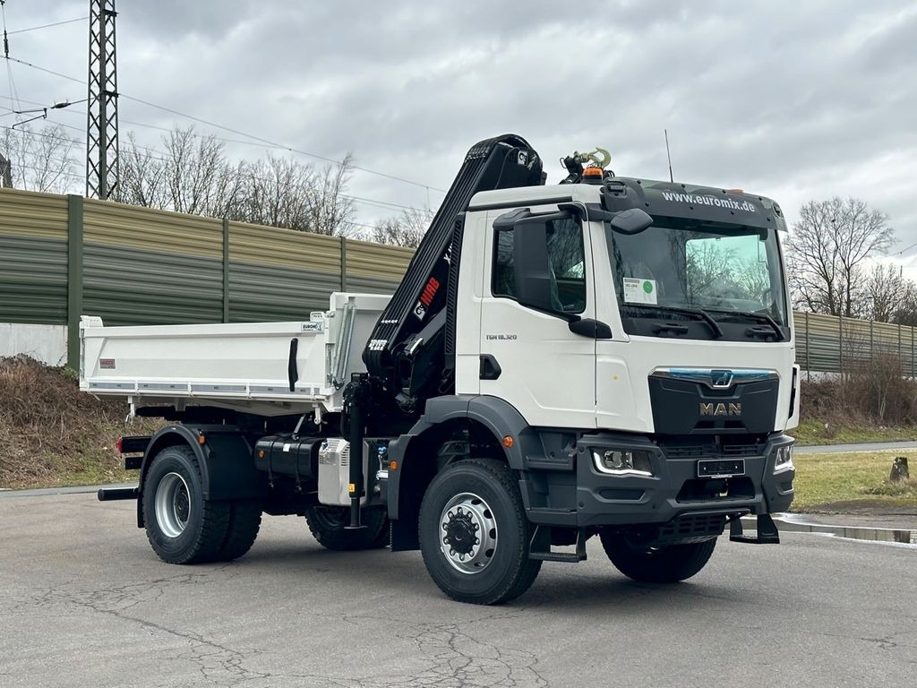 New Tipper, Crane truck MAN TGM 18.320 4x4 Euro6e Hiab X-HiDuo 138DS-3: picture 19