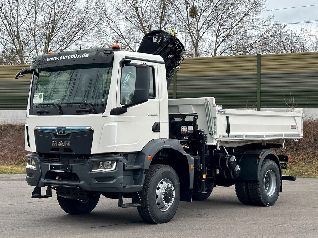 New Tipper, Crane truck MAN TGM 18.320 4x4 Euro6e Hiab X-HiDuo 138DS-3: picture 14