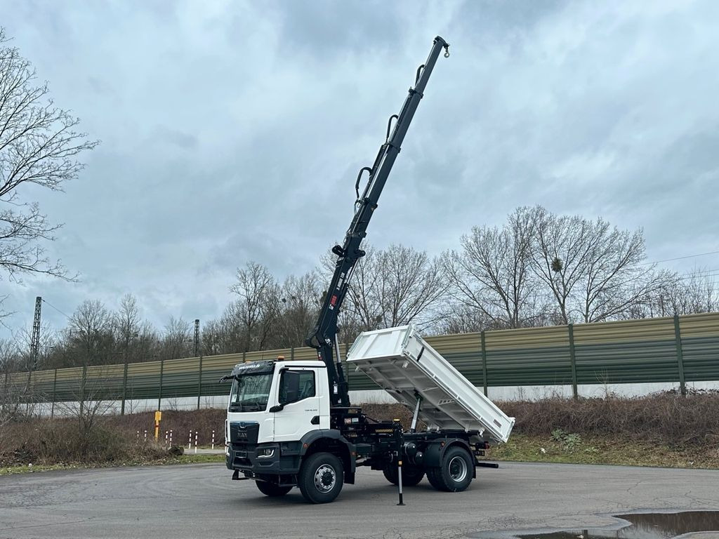 New Tipper, Crane truck MAN TGM 18.320 4x4 Euro6e Hiab X-HiDuo 138DS-3: picture 10