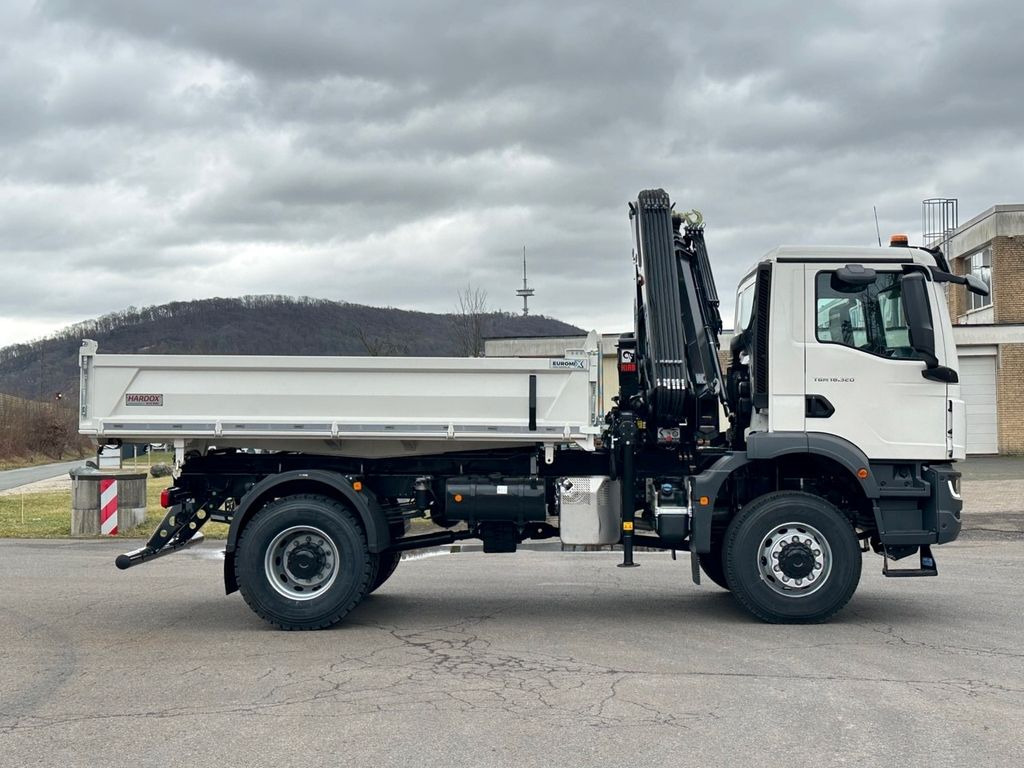 New Tipper, Crane truck MAN TGM 18.320 4x4 Euro6e Hiab X-HiDuo 138DS-3: picture 18