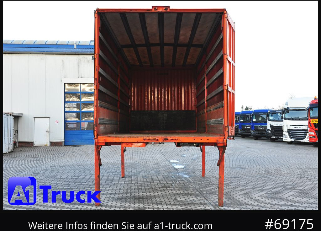 Curtainside swap body KRONE 7,45 BDF Wechselbrücke, Bordwand + Schiebeplane: picture 14