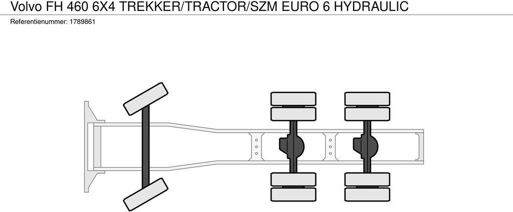 Tractor unit Volvo FH 460 6X4 TREKKER/TRACTOR/SZM EURO 6 HYDRAULIC: picture 25