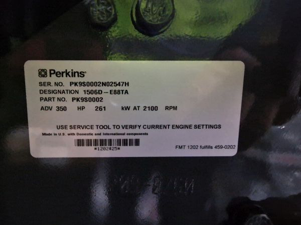 New Engine for Industrial equipment Perkins 1506D-E88TA / CAT C9 Engine (Industrial): picture 10