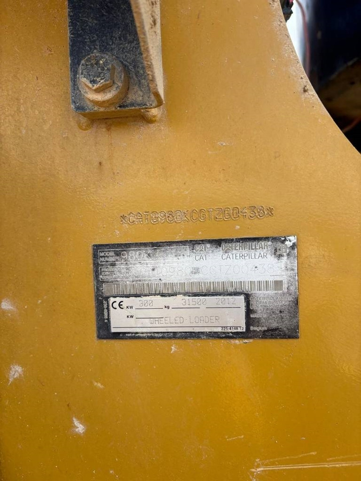 Wheel loader CAT 980 K: picture 8