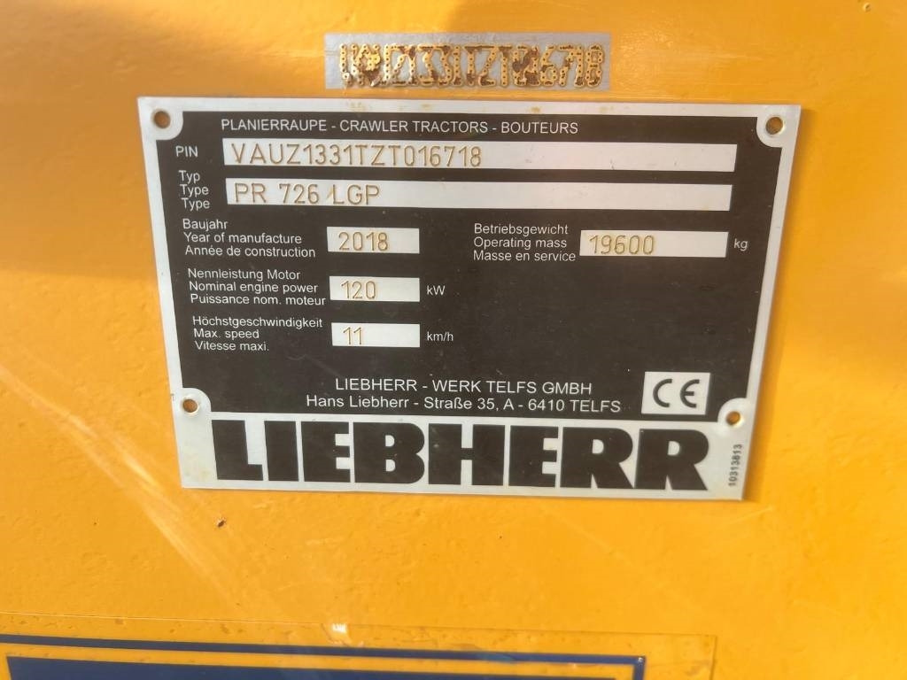 Bulldozer Liebherr PR 726 LGP: picture 10