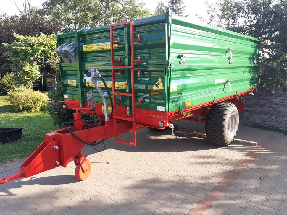 New Farm tipping trailer/ Dumper Techmont Anhänger / Trailer / Remorque / Rimorchio / Прицеп одноосный / Przyczepa jednoosiowa T-151/1 3,5 t: picture 13