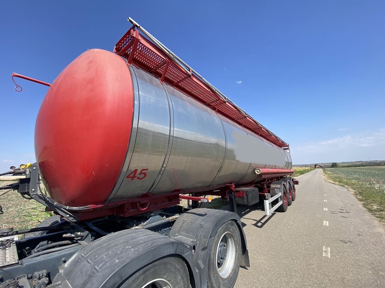 Tank semi-trailer for transportation of food LAG Cisterna Inox alimentar -REVIZIE COMPLETA - agricultura - AZOT: picture 14