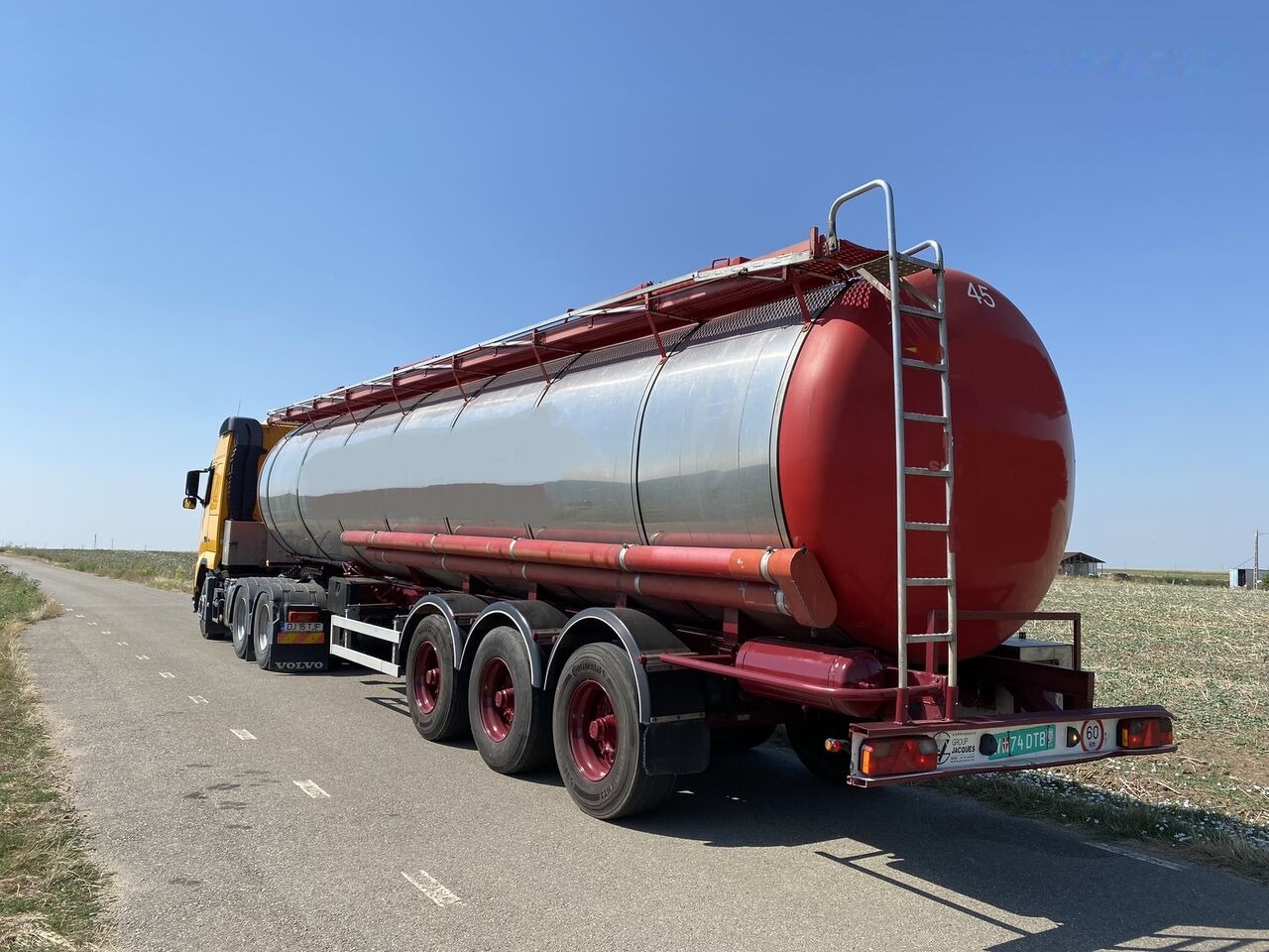 Tank semi-trailer for transportation of food LAG Cisterna Inox alimentar -REVIZIE COMPLETA - agricultura - AZOT: picture 6