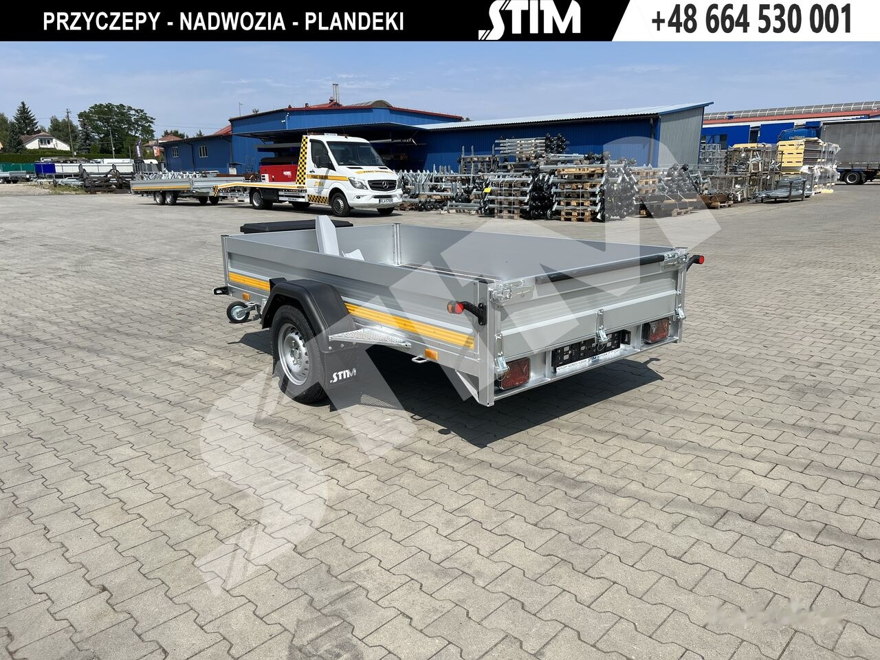 New Car trailer Stim S11-QT/750WB - uchylna: picture 13