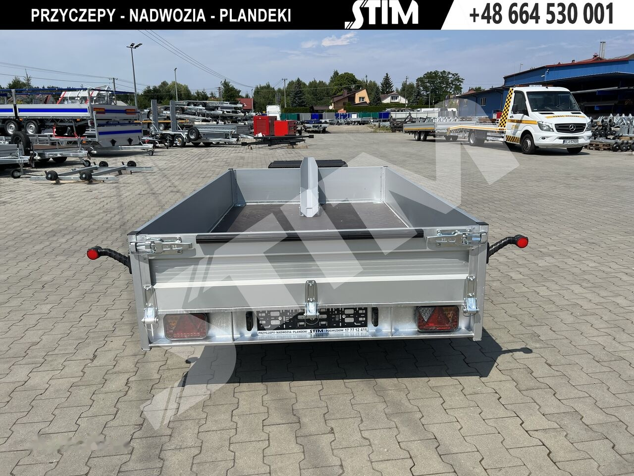 New Car trailer Stim S11-QT/750WB - uchylna: picture 14