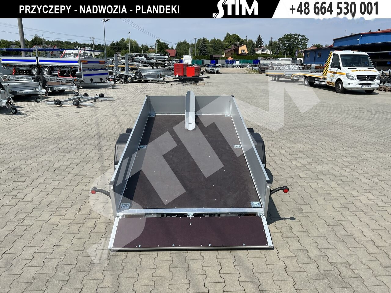 New Car trailer Stim S11-QT/750WB - uchylna: picture 23