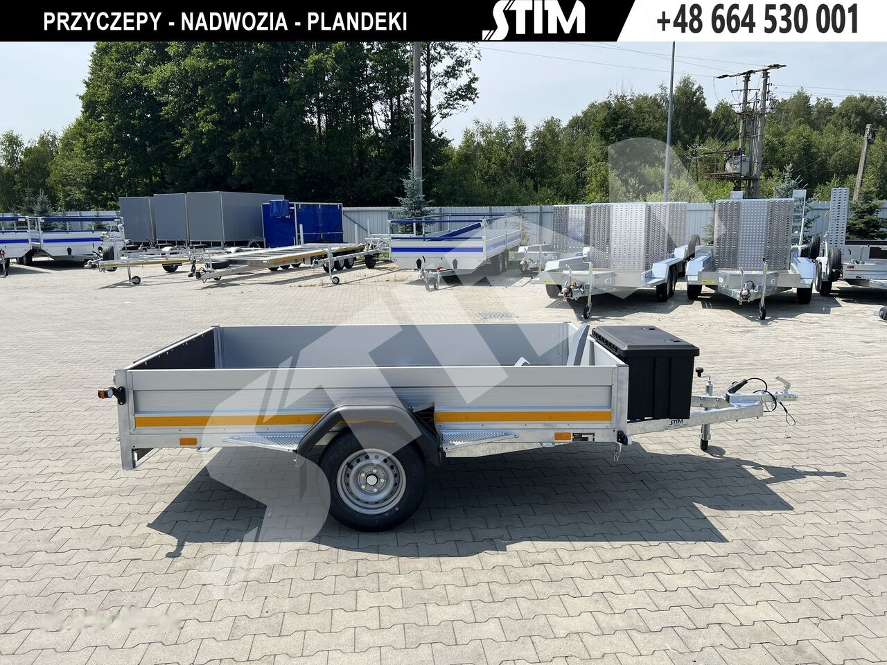 New Car trailer Stim S11-QT/750WB - uchylna: picture 16