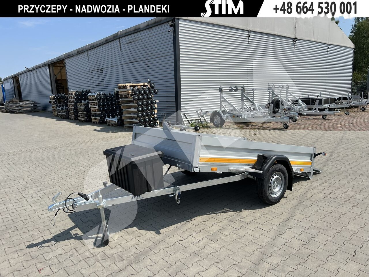 New Car trailer Stim S11-QT/750WB - uchylna: picture 25