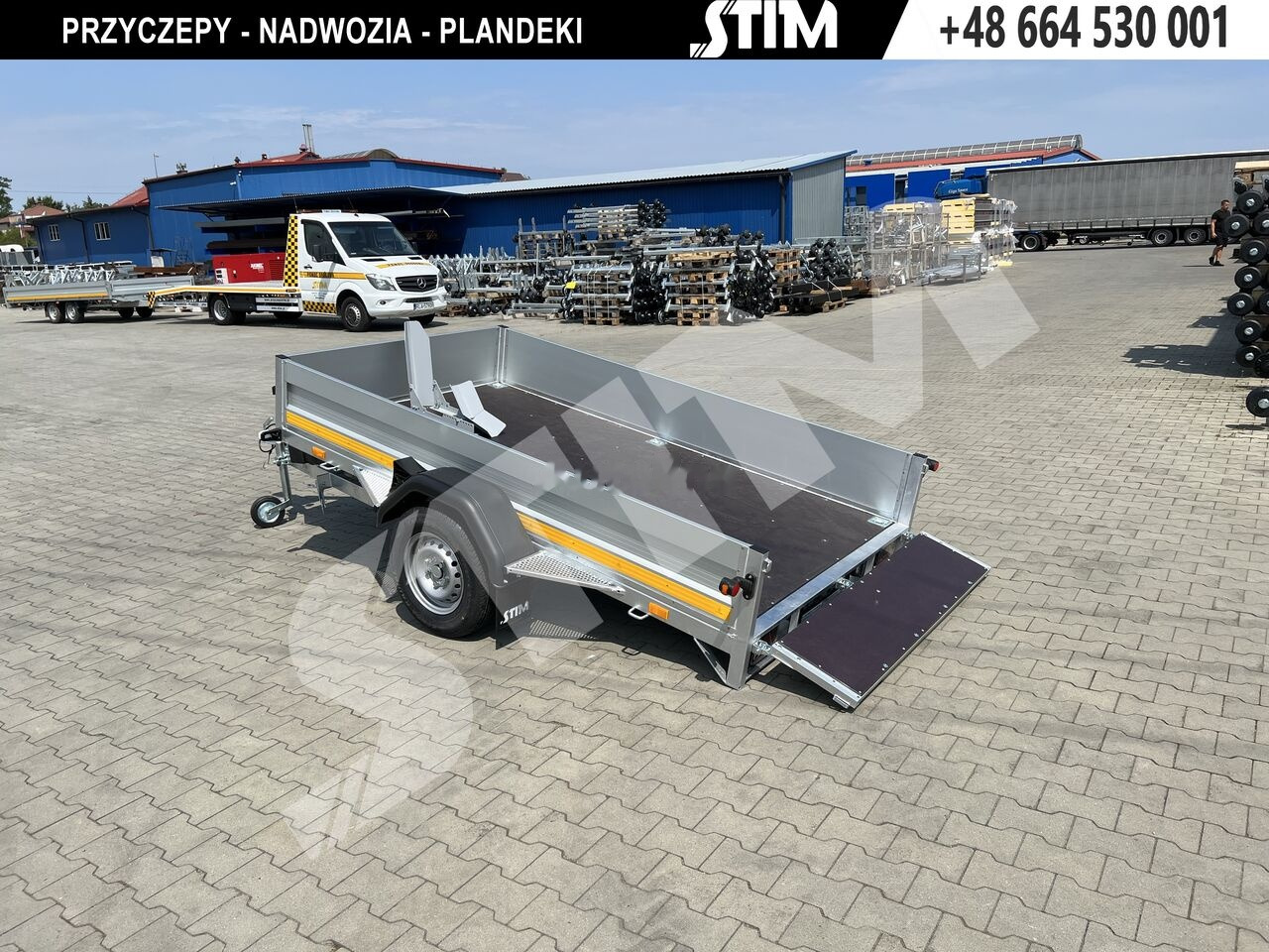 New Car trailer Stim S11-QT/750WB - uchylna: picture 24