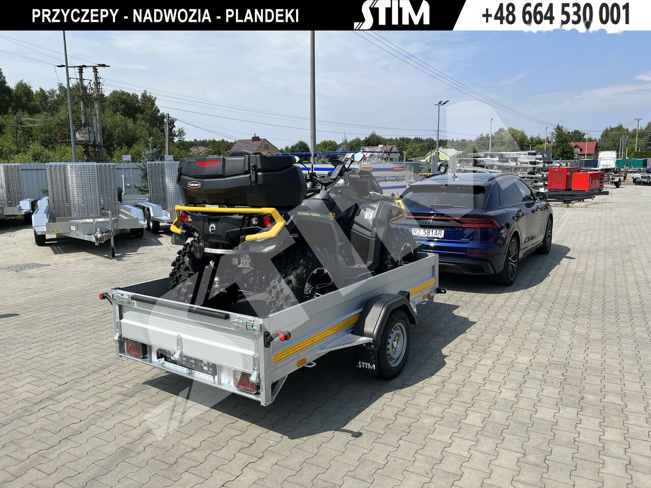 New Car trailer Stim S11-QT/750WB - uchylna: picture 8