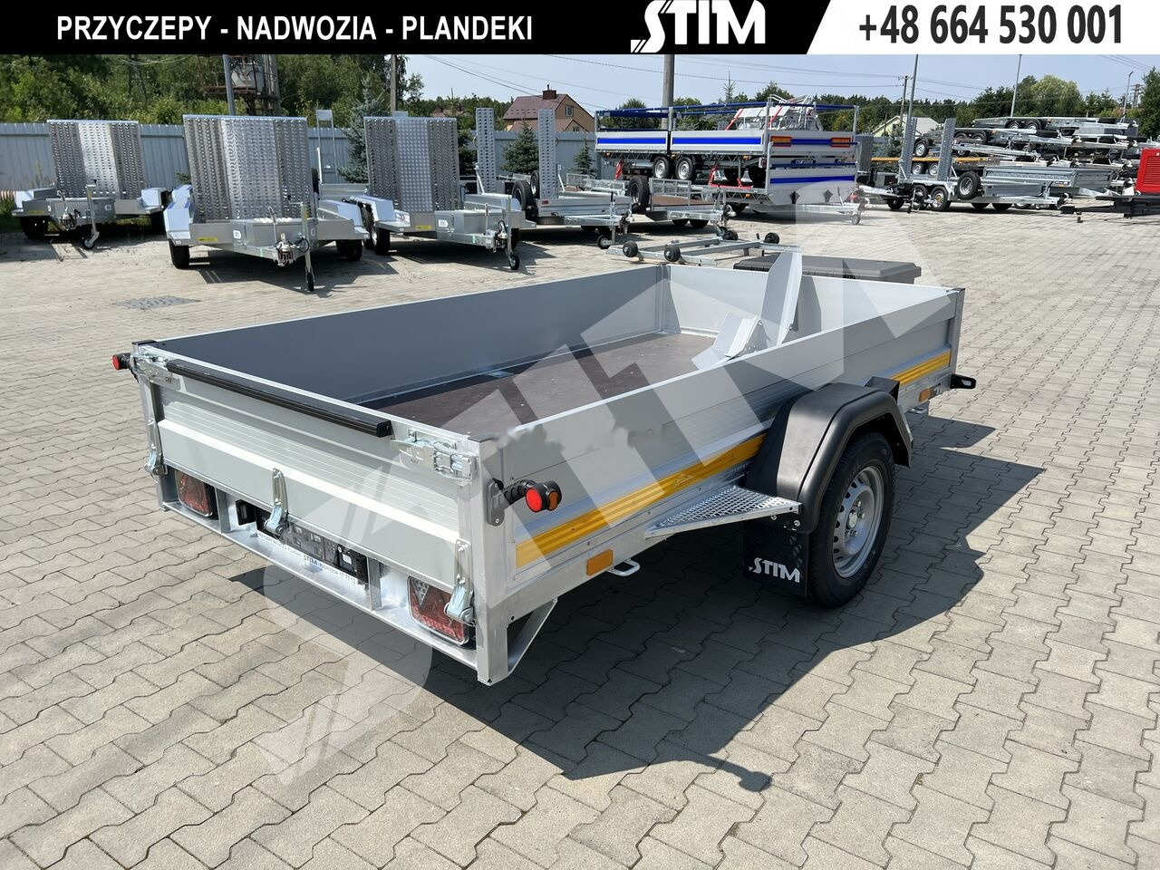 New Car trailer Stim S11-QT/750WB - uchylna: picture 15