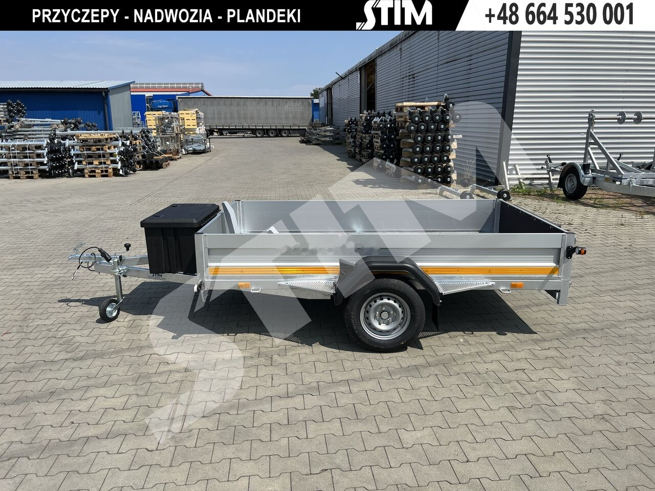 New Car trailer Stim S11-QT/750WB - uchylna: picture 20