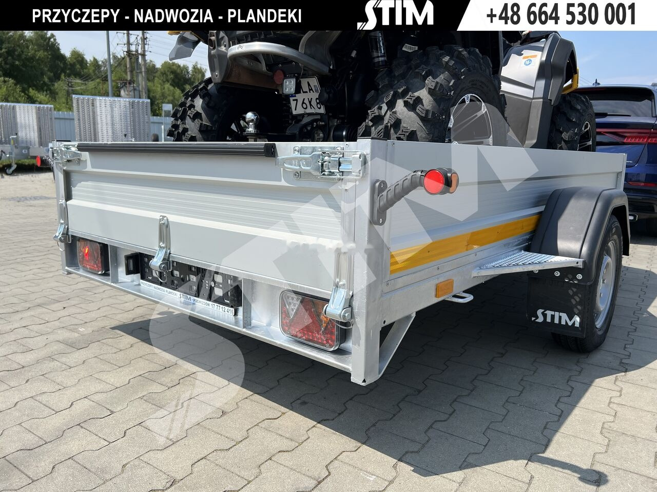 New Car trailer Stim S11-QT/750WB - uchylna: picture 9