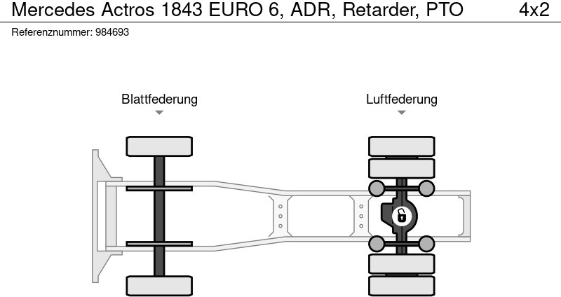 Leasing of Mercedes-Benz Actros 1843 EURO 6, ADR, Retarder, PTO Mercedes-Benz Actros 1843 EURO 6, ADR, Retarder, PTO: picture 13