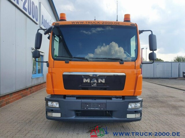 Dropside/ Flatbed truck, Crane truck MAN TGL 12.250 Kran PK11001 7.6 m = 1.24 to. 2 x AHK: picture 12