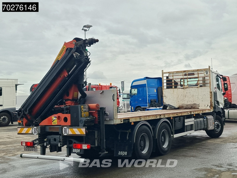 Dropside/ Flatbed truck, Crane truck Renault C 380 6X4 Palfinger PK18002-EH C Remote Retarder Euro 6: picture 17