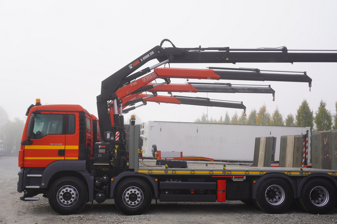 Tow truck, Crane truck MAN TGS 35.360 E6 8×2 / HDS FASSI F235 / Tow truck: picture 12