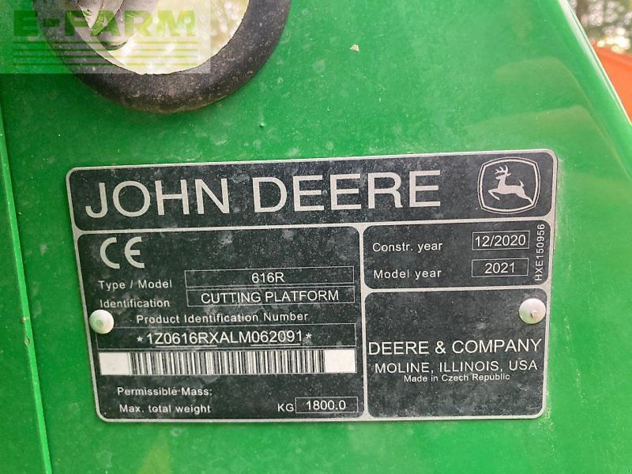 Combine harvester John Deere w 540 hm: picture 24