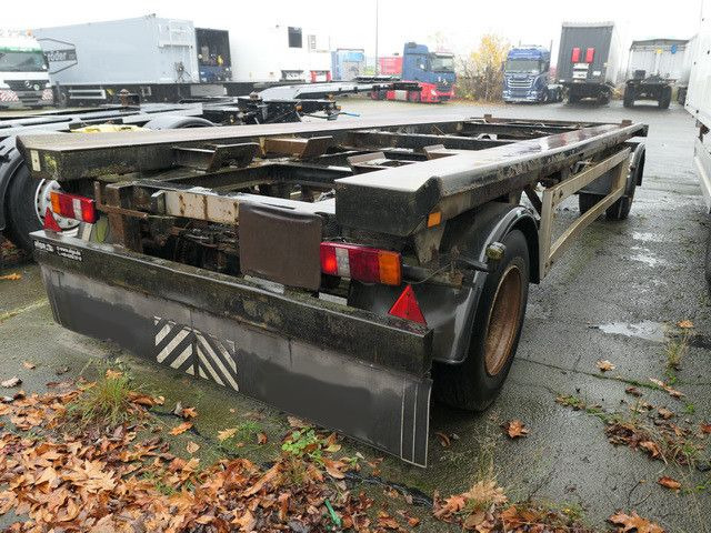 Roll-off/ Skip trailer Hüffermann HAR 18.70, Container, Blattfederung, Außenroller: picture 7