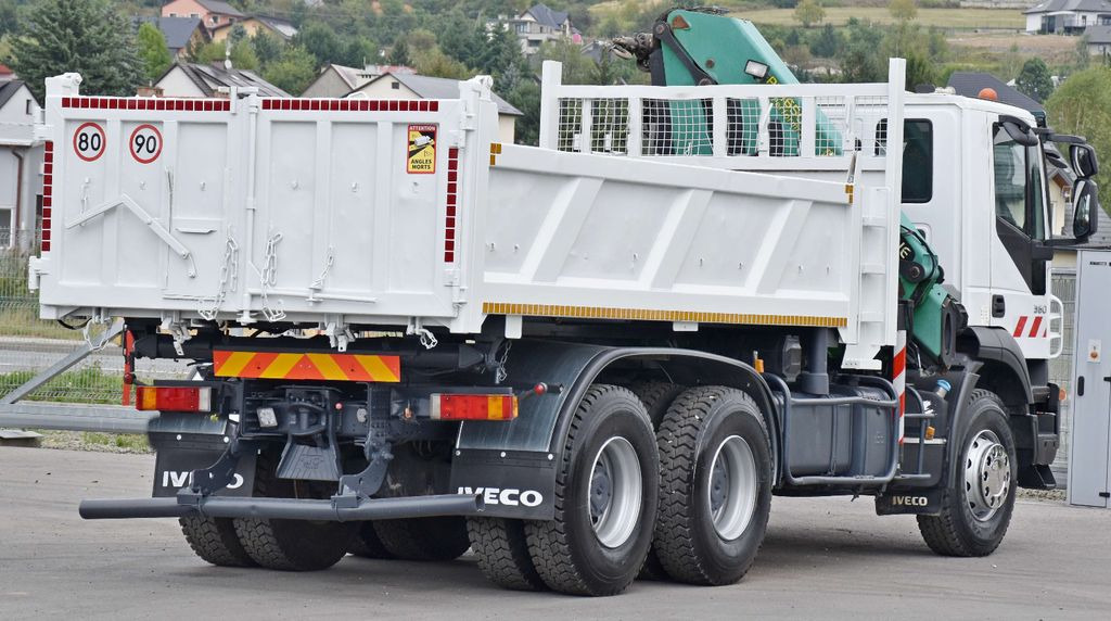 Tipper, Crane truck Iveco TRAKKER 360 * Kipper 5,20m* PK 16502 / FUNK*6x4: picture 8