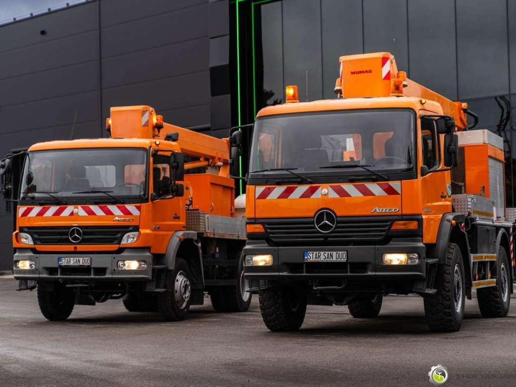 New Truck mounted aerial platform Mercedes-Benz  ATEGO 1018 WUMAG WT 170 Platform Lift 17m: picture 10